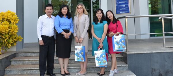 Phóng viên Maria Efimova của Sputnik Vietnam đã tham gia cuộc gặp làm việc tại Sở Ngoại vụ tỉnh Bà Rịa-Vũng Tàu - Sputnik Việt Nam