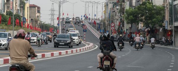 UBND TP Hà Nội đã chính thức thông xe cầu vượt tại nút giao An Dương - đường Thanh Niên - Sputnik Việt Nam