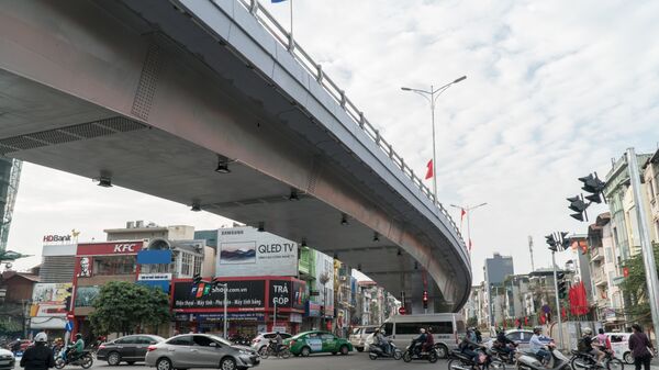 UBND TP Hà Nội đã chính thức thông xe cầu vượt tại nút giao An Dương - đường Thanh Niên - Sputnik Việt Nam