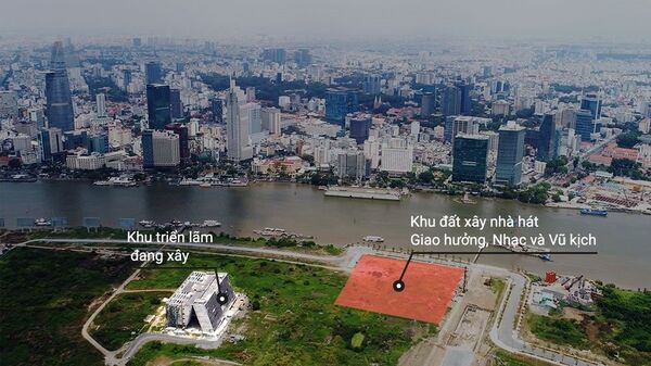 Khu đất ở Thủ Thiêm được quy hoạch để xây dựng nhà hát. - Sputnik Việt Nam