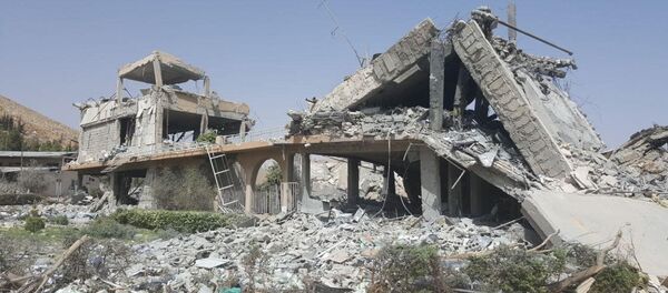 Trung tâm nghiên cứu ở Syria, bị các cuộc không kích của liên quân do Hoa Kỳ đứng đầu phá hủy - Sputnik Việt Nam