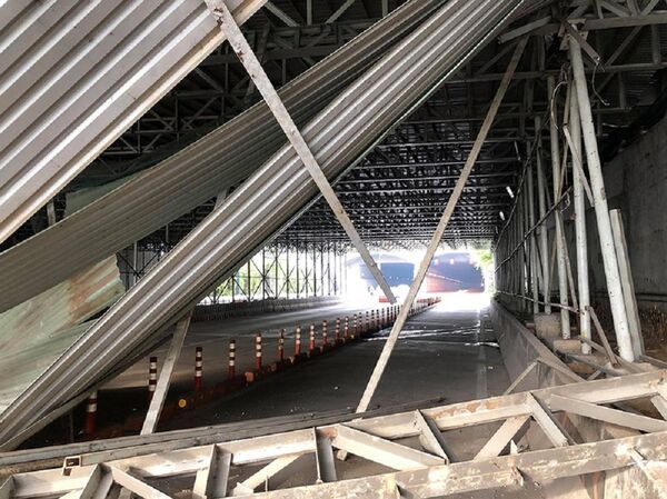 Hiện trường ngổn ngang sắt thép - Sputnik Việt Nam