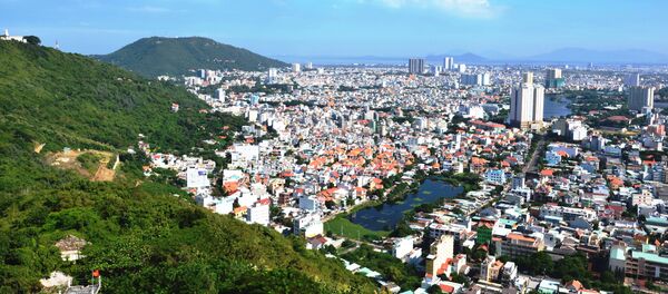 Cảnh bờ biển Vũng Tàu, nhìn từ tượng Chúa Kitô - Sputnik Việt Nam