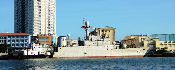 Chiến hạm săn ngầm lớp Pohang mang số hiệu 18 do Hàn Quốc trao tặng Hải quân Việt Nam, Vũng Tàu Chiến hạm săn ngầm lớp Pohang mang số hiệu 18 do Hàn Quốc trao tặng Hải quân Việt Nam, Vũng Tàu - Sputnik Việt Nam