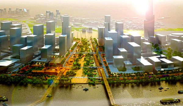 Nhà hát Giao hưởng, Nhạc và Vũ kịch đã được chốt xây dựng trong Khu đô thị Thủ Thiêm. - Sputnik Việt Nam