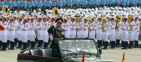 Duyệt binh kỷ niệm lần thứ 70 ngày Quốc khánh Việt Nam Duyệt binh kỷ niệm lần thứ 70 ngày Quốc khánh Việt Nam - Sputnik Việt Nam