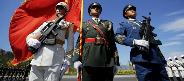 Buổi diễn tập cuộc duyệt binh ở Bắc Kinh - Sputnik Việt Nam