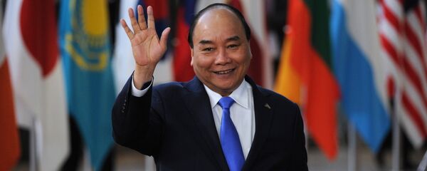 Thủ tướng Nguyễn Xuân Phúc tại Hội nghị thượng đỉnh Á-Âu lần thứ 12 (ASEM) tại Brussels. Thủ tướng Nguyễn Xuân Phúc tại Hội nghị thượng đỉnh Á-Âu lần thứ 12 (ASEM) tại Brussels. - Sputnik Việt Nam