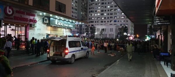 hiện trường ở Linh Đàm - Sputnik Việt Nam