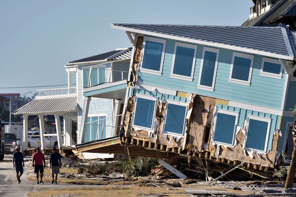 Hậu quả cơn bão Michael ở Mexico Beach, Florida - Sputnik Việt Nam