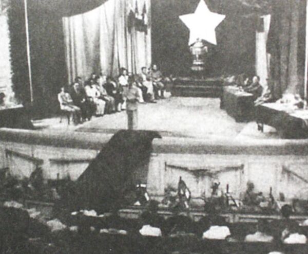 Quốc hội khóa I khai mạc ngày 2/3/1946 tại Nhà hát lớn Hà Nội. - Sputnik Việt Nam