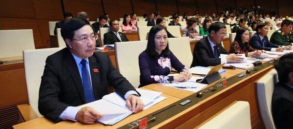 Phó Thủ tướng Phạm Bình Minh và các đại biểu dự họp - Sputnik Việt Nam