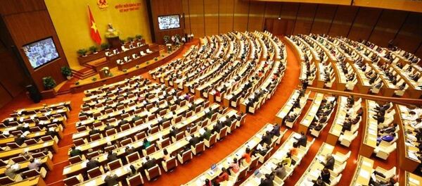 Toàn cảnh phiên khai mạc Kỳ họp thứ 6, Quốc hội khóa XIV.  - Sputnik Việt Nam