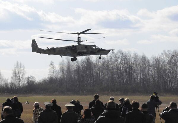 Tiền thân của Alligator và Katran là máy bay trực thăng quân sự Ka-50 Chernaya akula” (Cá mập đen) - Sputnik Việt Nam