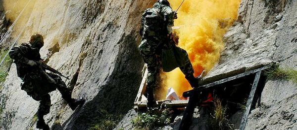 Военнослужащие группы специального назначения Пакистана во время учений Военнослужащие группы специального назначения Пакистана во время учений - Sputnik Việt Nam