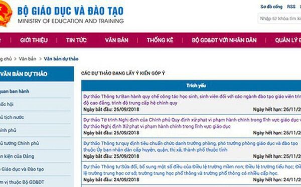 Bộ GD-ĐT đã rút dự thảo thông tư ban hành quy chế công tác học sinh, sinh viên đối với các ngành đào tạo giáo viên trình độ cao đẳng, trình độ trung cấp hệ chính quy - Sputnik Việt Nam