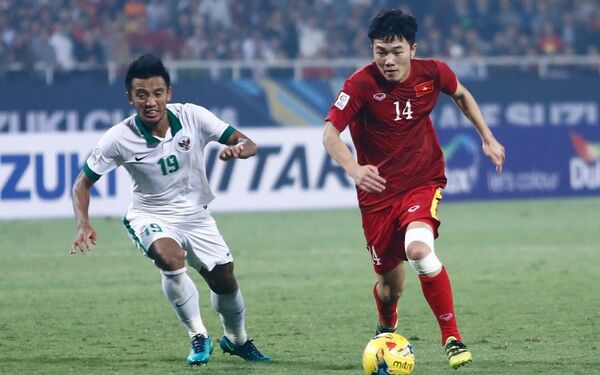 ĐT Việt Nam từng thua cay đắng 3-4 sau hai lượt trận trước Indonesia ở AFF Cup 2016.  - Sputnik Việt Nam