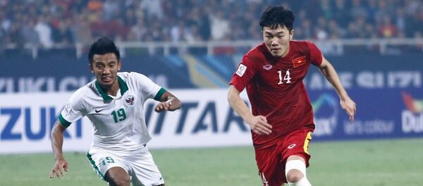 ĐT Việt Nam từng thua cay đắng 3-4 sau hai lượt trận trước Indonesia ở AFF Cup 2016. - Sputnik Việt Nam