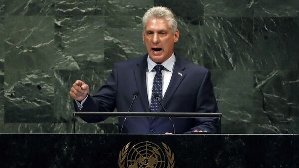 Tổng thống Cuba Miguel Díaz-Canel  - Sputnik Việt Nam