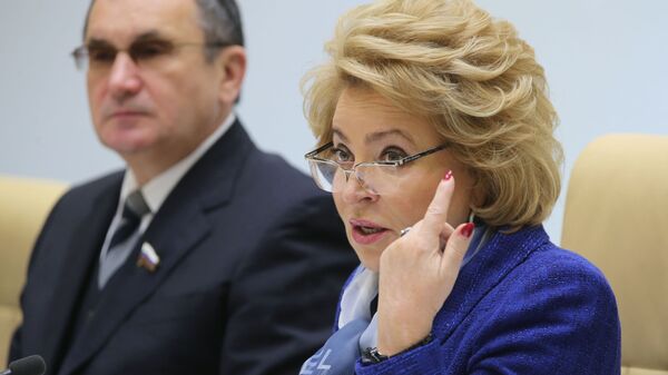 Chủ tịch Hội đồng Liên bang Nga Valentina Matvienko - Sputnik Việt Nam