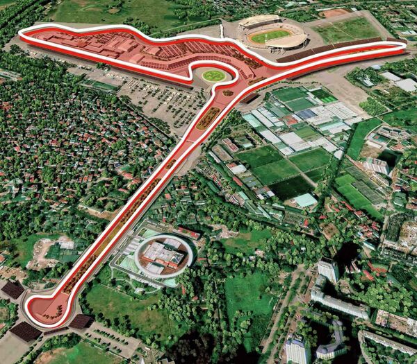 Mô phỏng đường đua F1 tại khu liên hợp thể thao Mỹ Đình Mô phỏng đường đua F1 tại khu liên hợp thể thao Mỹ Đình - Sputnik Việt Nam