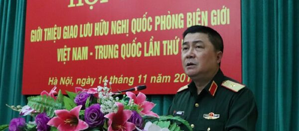 Thiếu tướng Nguyễn Đại Hội trả lời câu hỏi của các nhà báo - Sputnik Việt Nam