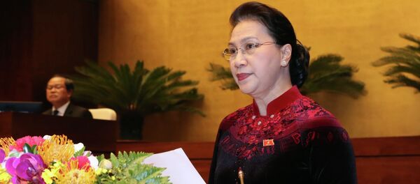 Chủ tịch Quốc hội Nguyễn Thị Kim Ngân phát biểu bế mạc Kỳ họp thứ sáu, Quốc hội khóa XIV. Chủ tịch Quốc hội Nguyễn Thị Kim Ngân phát biểu bế mạc Kỳ họp thứ sáu, Quốc hội khóa XIV. - Sputnik Việt Nam