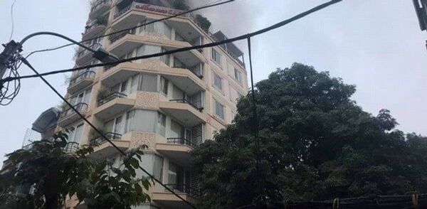 Đám cháy bắt nguồn từ khu vực bếp ăn và nhà hàng của khách sạn - Sputnik Việt Nam