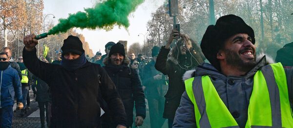 Сuộc biểu tình phản đối tại Paris Сuộc biểu tình phản đối tại Paris - Sputnik Việt Nam