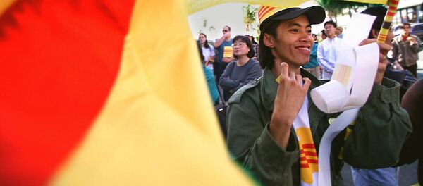 Những người di cư Việt Nam biểu tình ở California (1999) - Sputnik Việt Nam