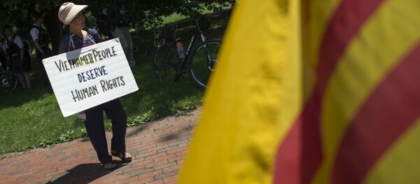 Những người di cư Việt Nam biểu tình ở California (2017) - Sputnik Việt Nam