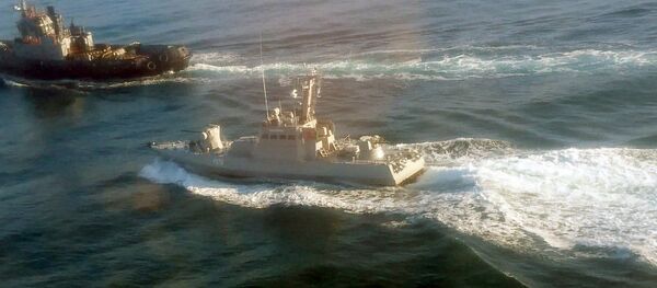 Tàu Berdyansk, Nikopol và Yana Kapu của Hải quân Ukraina vi phạm biên giới Nga - Sputnik Việt Nam