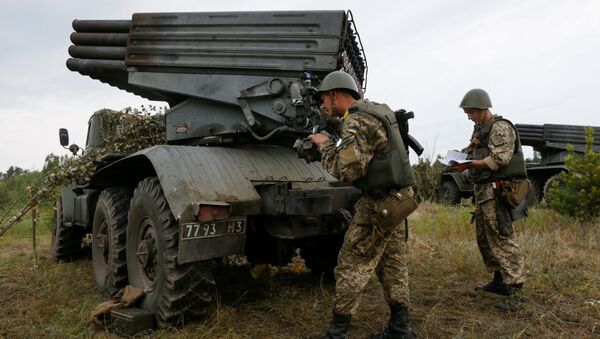 Hệ thống tên lửa Grad của Ukraina - Sputnik Việt Nam