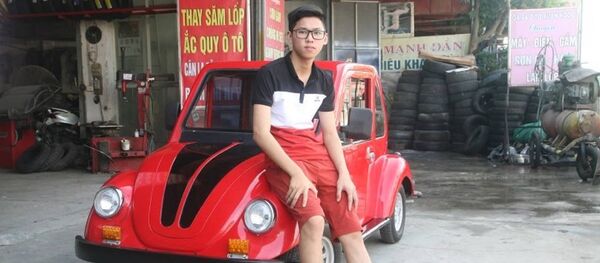 Học sinh lớp 11 ‘trình làng’ ô tô điện tự thiết kế - Sputnik Việt Nam