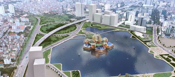 Phối cảnh nhà hát Hoa Sen mà TP Hà Nội dự kiến xây dựng Phối cảnh nhà hát Hoa Sen mà TP Hà Nội dự kiến xây dựng - Sputnik Việt Nam