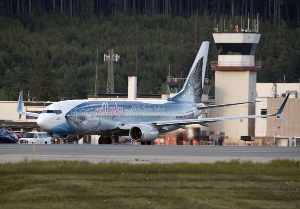 Máy bay của hãng hàng không Alaska Airlines - Sputnik Việt Nam