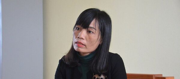 Bà Phạm Thị Lệ Anh, hiệu trưởng trường THCS Duy Ninh Bà Phạm Thị Lệ Anh, hiệu trưởng trường THCS Duy Ninh - Sputnik Việt Nam