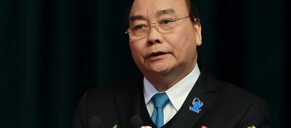 Thủ tướng Nguyễn Xuân Phúc phát biểu tại đại hội Thủ tướng Nguyễn Xuân Phúc phát biểu tại đại hội - Sputnik Việt Nam