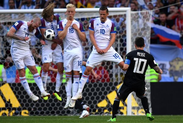 Bóng đá. World Cup 2018. Trận đấu Argentina - Iceland - Sputnik Việt Nam