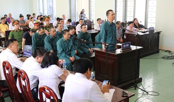 Các bị cáo tại phiên tòa sơ thẩm ngày 12.12 - Sputnik Việt Nam