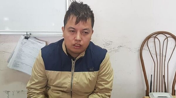 Nguyễn Đức Thắng tại cơ quan công an - Sputnik Việt Nam