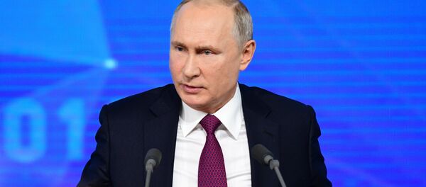 Cuộc họp báo lớn của Tổng thống Nga Vladimir Putin năm 2018 - Sputnik Việt Nam