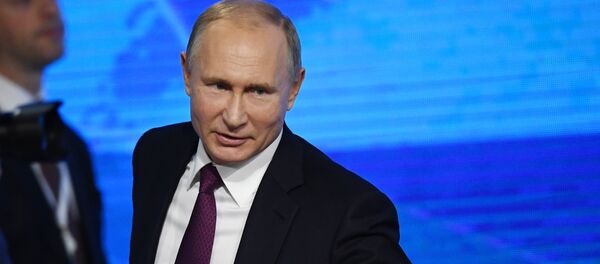 Cuộc họp báo lớn của Tổng thống Nga Vladimir Putin năm 2018 - Sputnik Việt Nam