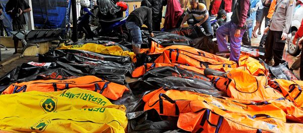 nạn nhân sóng thần ở Indonesia - Sputnik Việt Nam