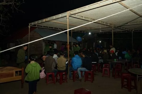 Gia đình tổ chức hậu sự cho nạn nhân. 