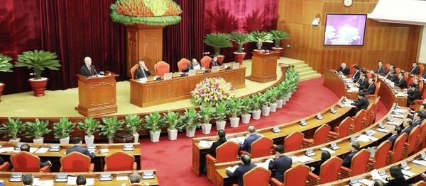 Khai mạc Hội nghị lần thứ chín Ban Chấp hành Trung ương Đảng Cộng sản Việt Nam khóa XII - Sputnik Việt Nam