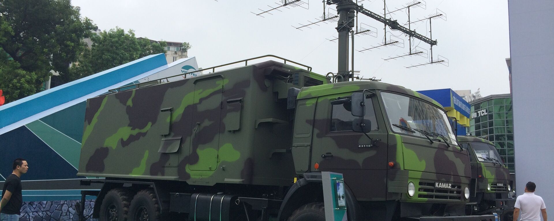 Radar cảnh giới tầm trung sóng mét 2 tọa độ (2D) VRS-M2D, dùng để phát hiện các mục tiêu trên không trong vùng phủ sóng của đài và cung cấp thông tin cho các tổ hợp tên lửa phòng không do Tập đoàn Viễn thông quân đội sản xuất. - Sputnik Việt Nam, 1920, 03.01.2023