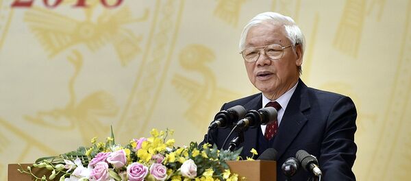 Tổng Bí thư, Chủ tịch nước Nguyễn Phú Trọng yêu cầu phải kiên quyết, năng động, sáng tạo lãnh đạo, chỉ đạo tổ chức chức thực hiện có kết quả cụ thể các nhiệm vụ, giải pháp đã đề ra. Tổng Bí thư, Chủ tịch nước Nguyễn Phú Trọng yêu cầu phải kiên quyết, năng động, sáng tạo lãnh đạo, chỉ đạo tổ chức chức thực hiện có kết quả cụ thể các nhiệm vụ, giải pháp đã đề ra. - Sputnik Việt Nam