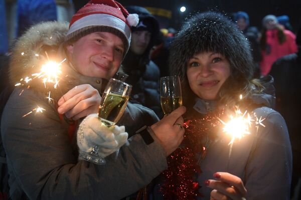 Đón Năm Mới 2019 bên Cây thông Chính ở thành phố Kazan - Sputnik Việt Nam