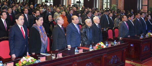 Các đại biểu tham dự buổi lễ - Sputnik Việt Nam